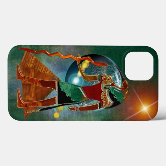 Oude geheimen THOTH 3D Egyptian Scifi Case-Mate iPhone Case (Achterkant (horizontaal))