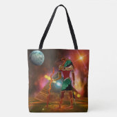 Oude geheimen THOTH 3D Egyptian Scifi Tote Bag (Voorkant)
