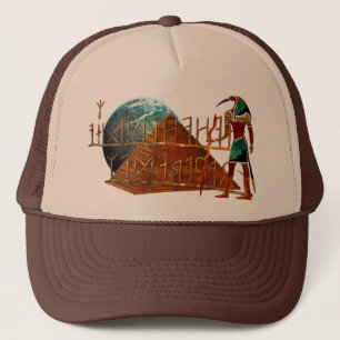 Oude geheimen THOTH 3D Egyptian Scifi Trucker Pet