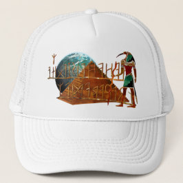 Oude geheimen THOTH 3D Egyptian Scifi Trucker Pet