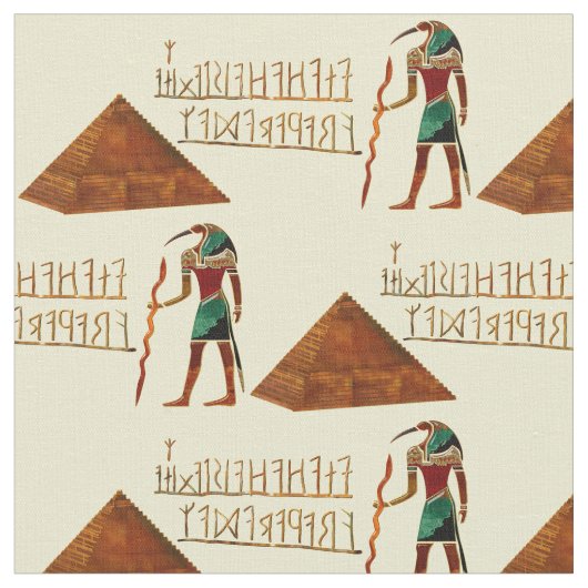 Oude geheimen THOTH 3D Egyptische Scifi 2 Stof (Close Up)