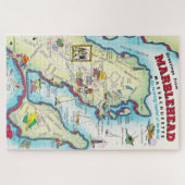 Oude geïllustreerde Marblehead-puzzel Legpuzzel (Horizontaal)