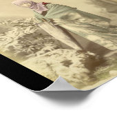 Oude Geisha foto circa Winter 1885 Poster (Hoek)