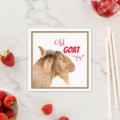 Oude geit 29e negenentwintigste 29e verjaardag servet (Insitu)