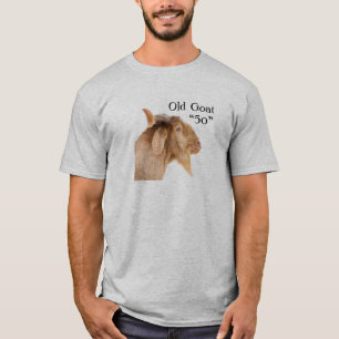 Oude geit "50" 50e verjaardag 50 jaar oud T-shirt