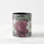 Oude gekke bloemen mok (Midden)