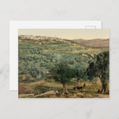 Oude gekleurde foto van de Samaria in het heilige  Briefkaart (Voorkant / Achterkant)