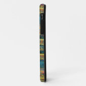 Oude gekleurde houten planken Case-Mate iPhone case (Achterkant/links)