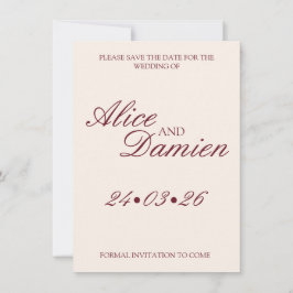 Oude Geld Elegante Bewaar De Datum Save The Date