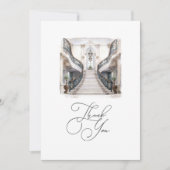 Oude geld esthetische luxe foto bedankkaart (Voorkant)