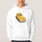 Oude Gele Auto Mannen Hoodie (Voorkant)