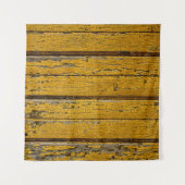 Oude gele deur of omheining met verschillende verf wandkleed (Voorkant (horizontaal))