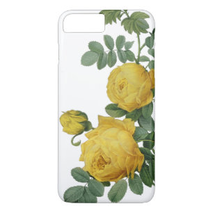 Oude gele roos schilderij behuizing iPhone 8/7 plus hoesje