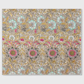 Oude gele roze William Morris's Corncockle Cadeaupapier (Vlak)