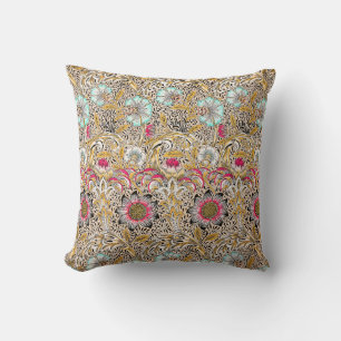 Oude gele roze William Morris's Corncockle Kussen