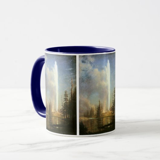 Oude gelovigen, Albert Bierstadt Mok (Voorkant links)