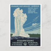  oude gelovigen in het Yellowstone National Park Briefkaart (Voorkant)