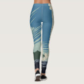  oude gelovigen in het Yellowstone National Park Leggings (Achterkant)