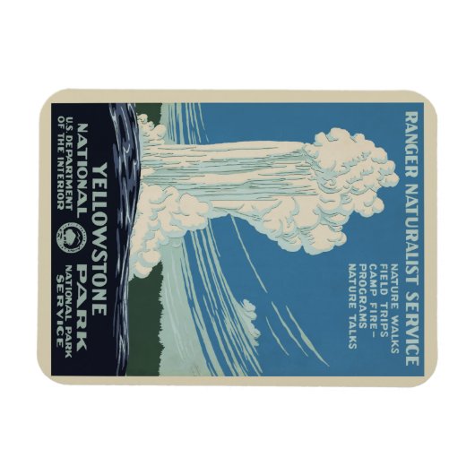  oude gelovigen in het Yellowstone National Park Magneet (Horizontaal)