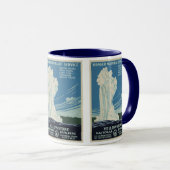  oude gelovigen in het Yellowstone National Park Mok (Voorkant rechts)