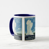 oude gelovigen in het Yellowstone National Park Mok (Voorkant links)