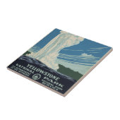  oude gelovigen in het Yellowstone National Park Tegeltje (Zijkant)