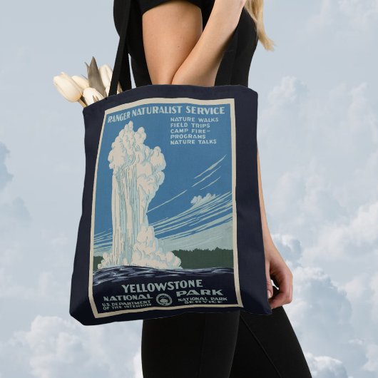  oude gelovigen in het Yellowstone National Park Tote Bag
