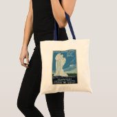 oude gelovigen in het Yellowstone National Park Tote Bag (Voorkant (product))
