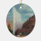 Oude gelovigen keramisch ornament (Links)