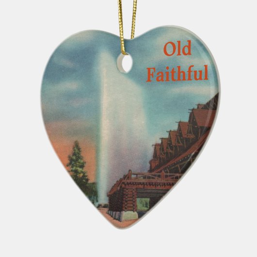 Oude gelovigen keramisch ornament (Links)