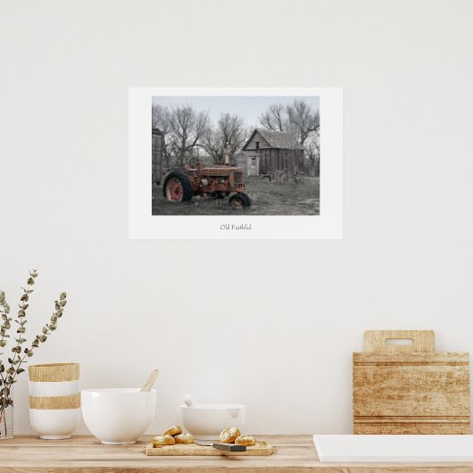 Oude gelovigen poster (Keuken)