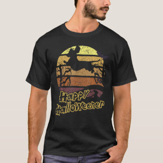Oude Gelukkige Halloweener Wienersaus Dox T-shirt