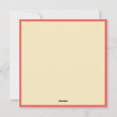 Oude Gelukkige Kerstman Feestdagenkaart (Achterkant)