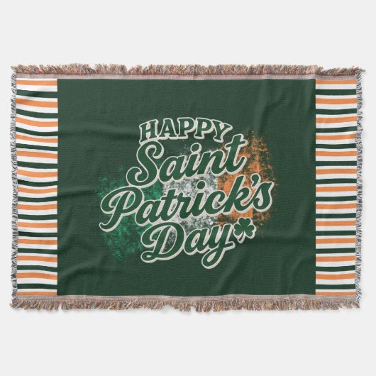 Oude Gelukkige St. Patrick's dag  Deken (Voorkant)