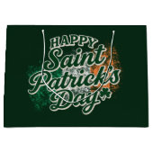 Oude Gelukkige St. Patrick's dag Groot Cadeauzakje (Voorkant)