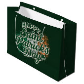 Oude Gelukkige St. Patrick's dag  Groot Cadeauzakje (Voorkant Gekanteld)