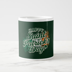 Oude Gelukkige St. Patrick's dag Grote Koffiekop
