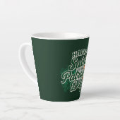 Oude Gelukkige St. Patrick's dag Latte Mok (Linkerhoek)