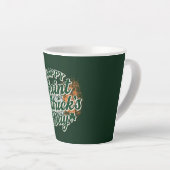 Oude Gelukkige St. Patrick's dag Latte Mok (Rechterhoek)