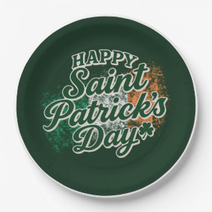 Oude Gelukkige St. Patrick's dag  Papieren Bordje