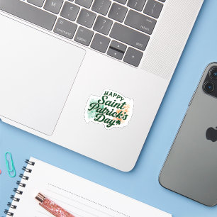 Oude Gelukkige St. Patrick's dag Sticker