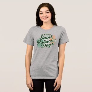 Oude Gelukkige St. Patrick's dag Tri-Blend Shirt