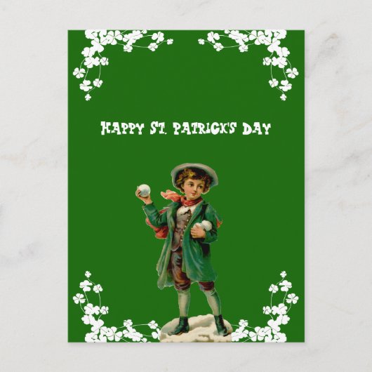 Oude gelukkige St. Patrick's Day zoon, kleinzoon s Feestdagenkaart (Voorkant)