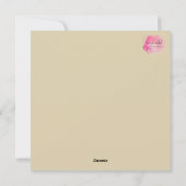 Oude gelukskaart voor Valentijnsdag Feestdagenkaart (Achterkant)