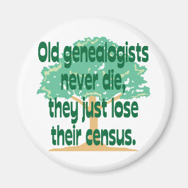 Oude genealisten sterven nooit magneet