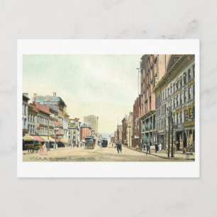 Oude Genesee Street, Utica, New York Briefkaart