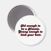 Oude genoeg Nonnie Magneet (Voorkant / Achterkant)