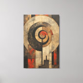 Oude Geometrische  Canvas Afdruk (Voorkant)