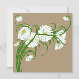 Oude Gerber Madeliefjes Bloemen Lente Uitnodiging