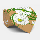 Oude Gerber Madeliefjes Bloemen uit een Lente Tuin Stropdas (Opgerold)